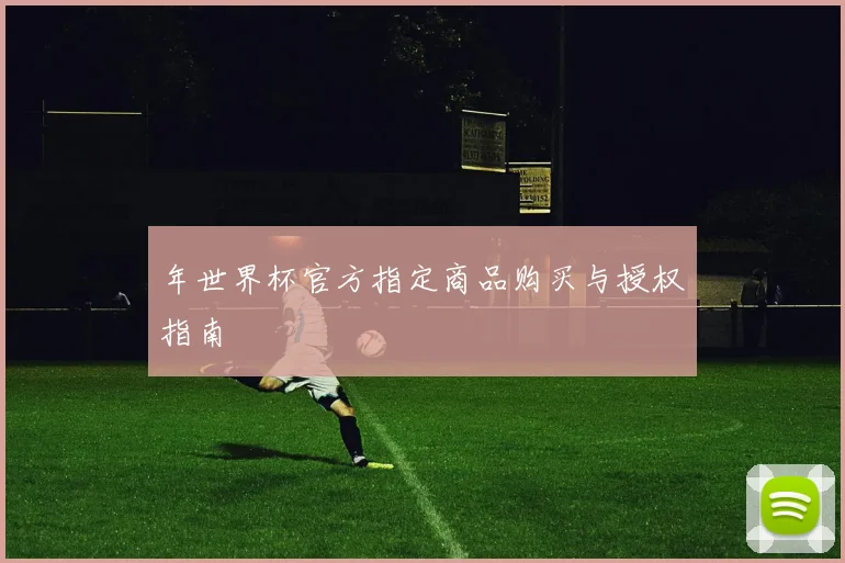 年世界杯官方指定商品购买与授权指南