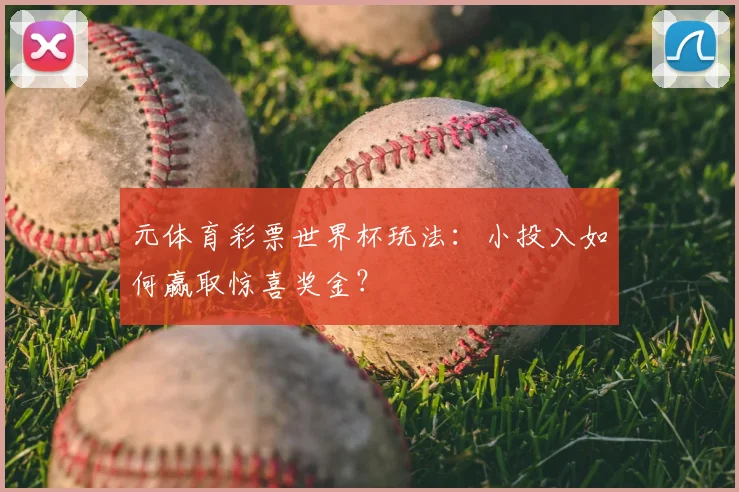 元体育彩票世界杯玩法：小投入如何赢取惊喜奖金？
